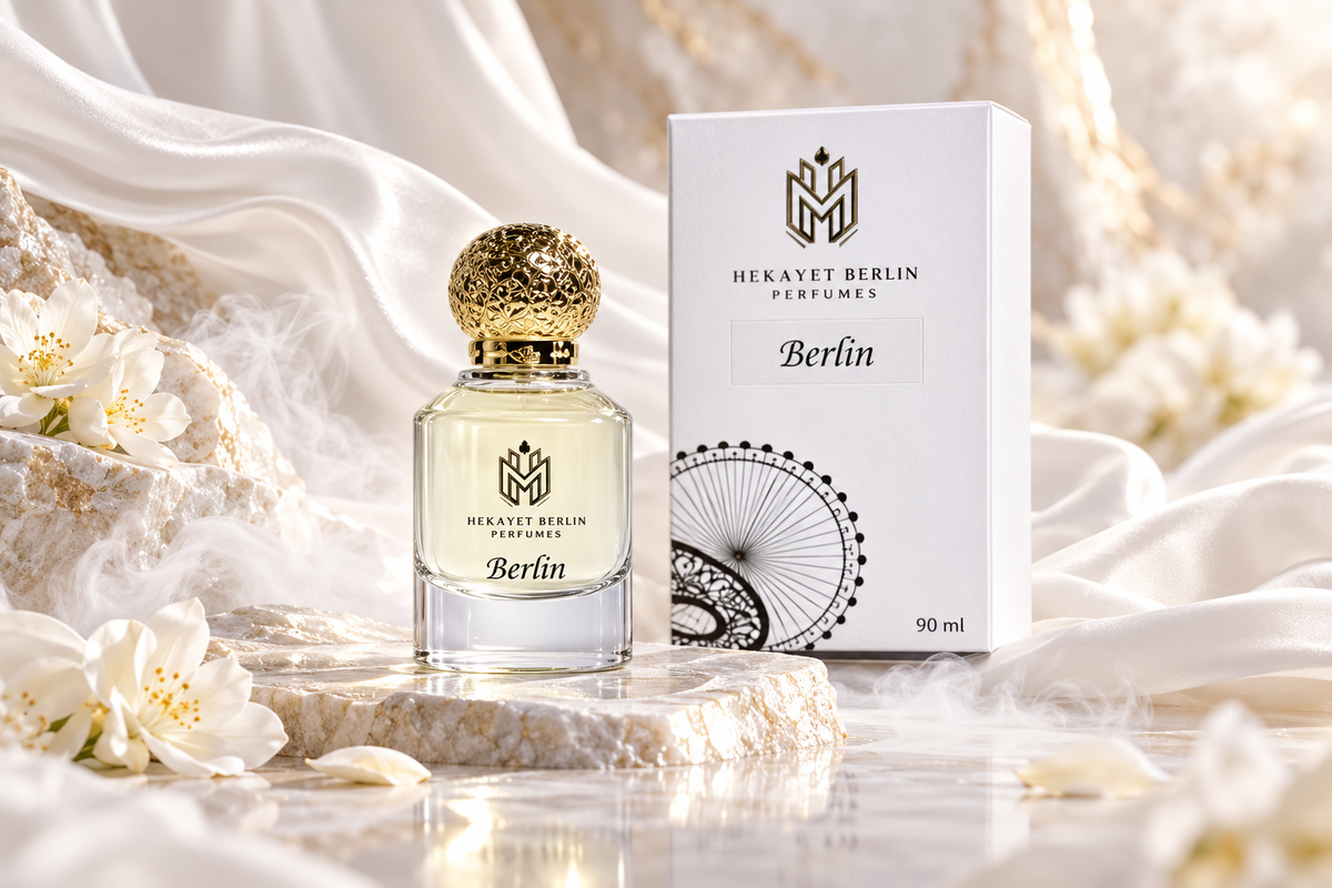 Hekayet Berlin Eau de Parfum 100ml – Orange, Rose & White Musk Unisex Perfume | Long Lasting Floral Musky Fragrance