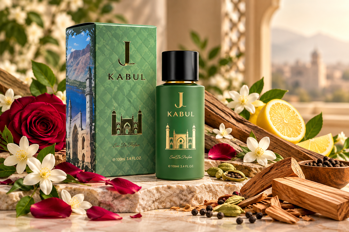 Kabul City Series Eau de Parfum Sophisticated Rose and Sandalwood Fragrance