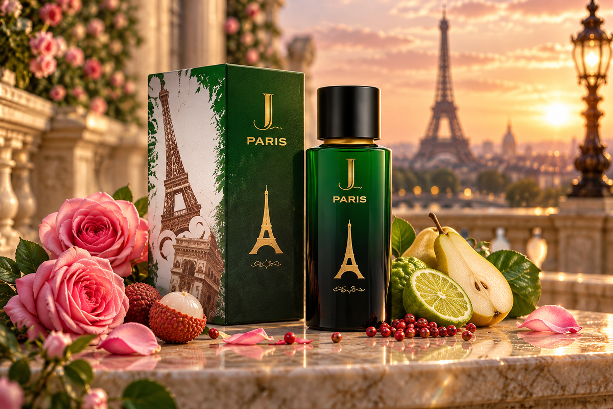 Paris Eau de Parfum City Series Romantic Rose and Vanilla Fragrance