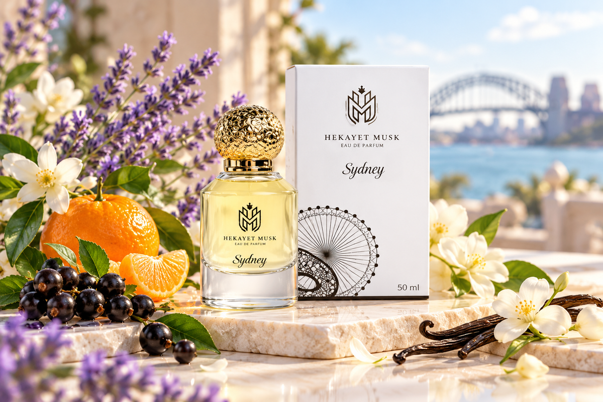 Hekayet Sydney Eau de Parfum 100ml – Lavender Black Currant Mandarin Vanilla Musk Perfume | Long Lasting Luxury Fragrance