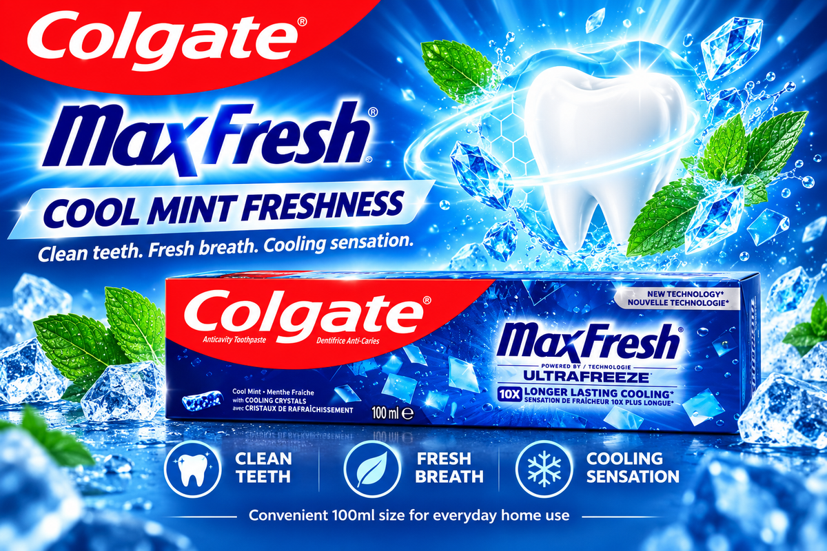 Colgate Max Fresh Cool Mint Toothpaste – 100ml