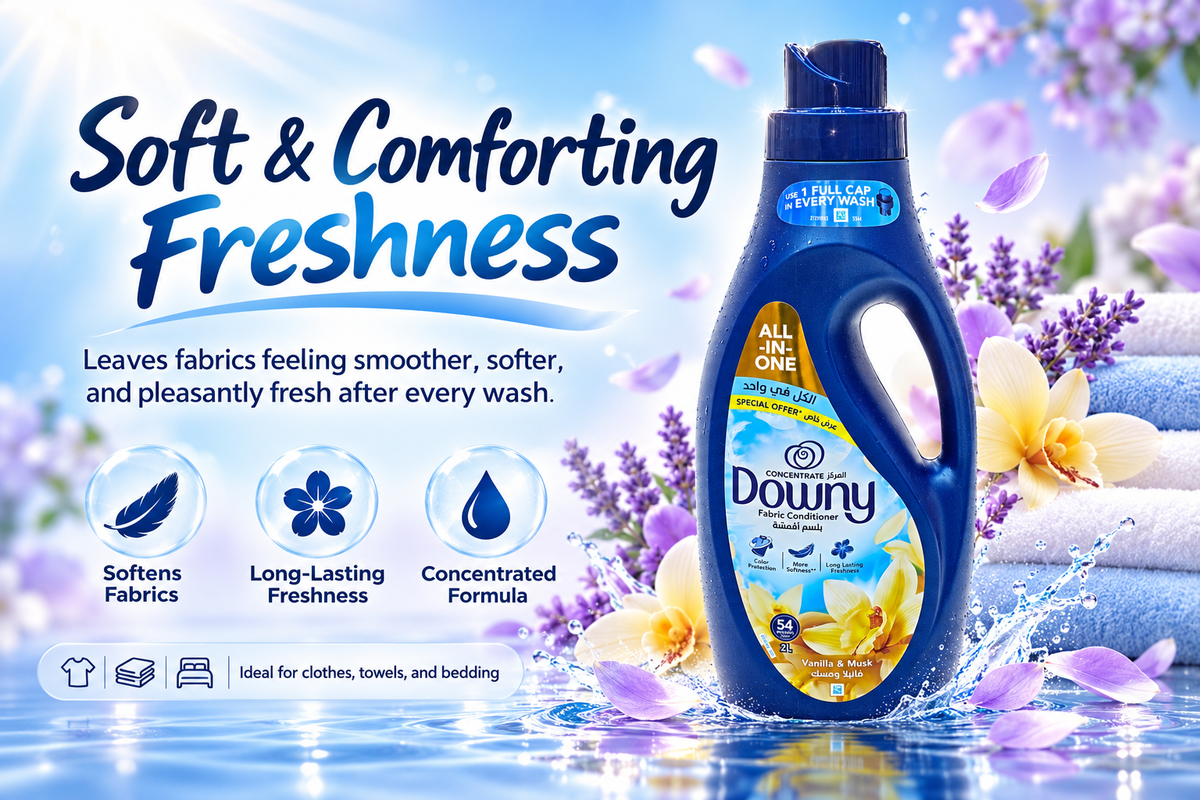 Downy Lavender & Musk Concentrated Fabric Conditioner – 2L