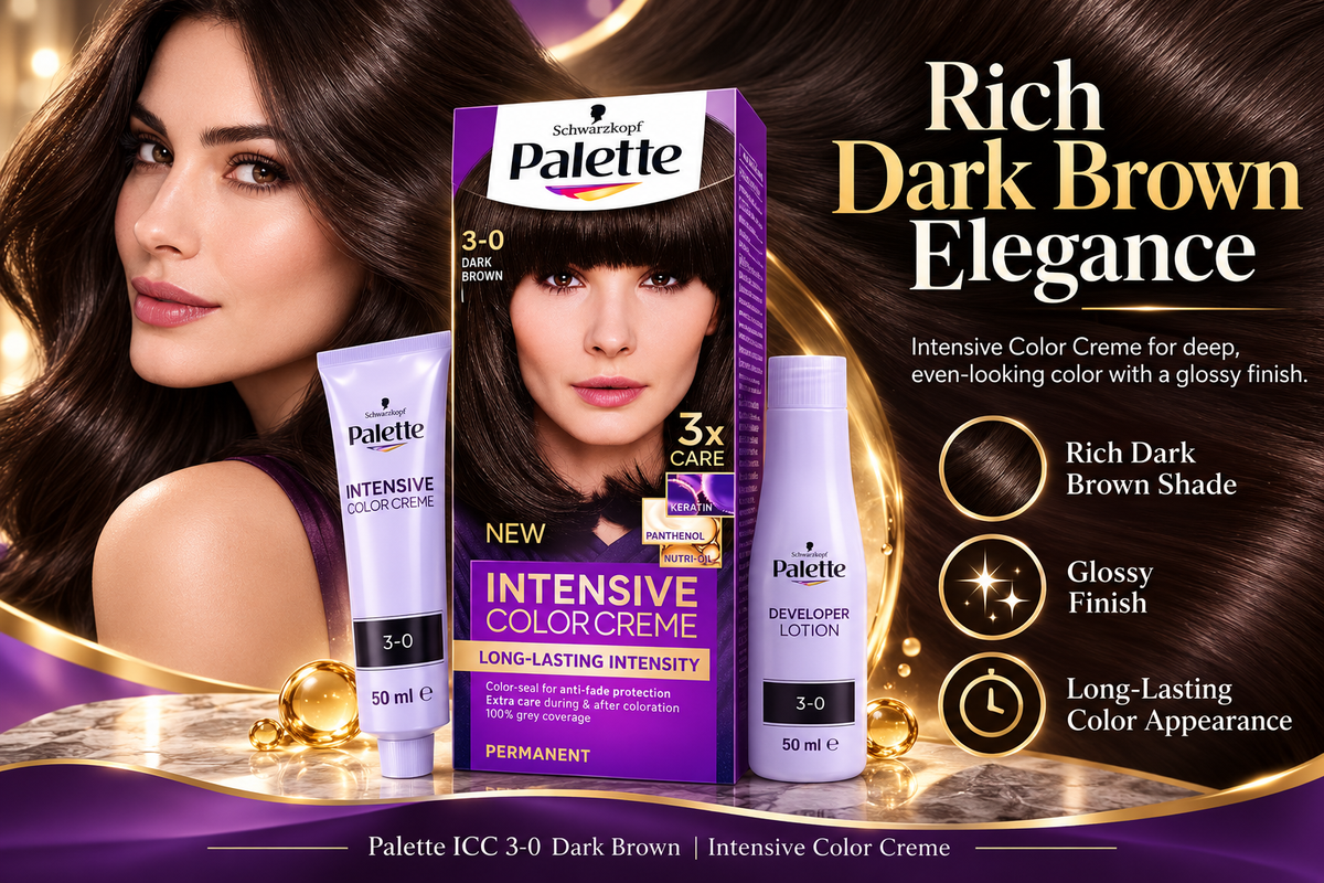 Palette Intensive Color Creme 3-0 Dark Brown Hair Color