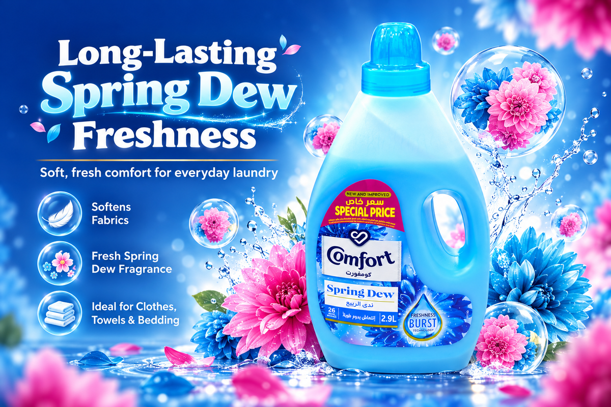 Comfort Spring Dew Blue Fabric Conditioner – 2.9L