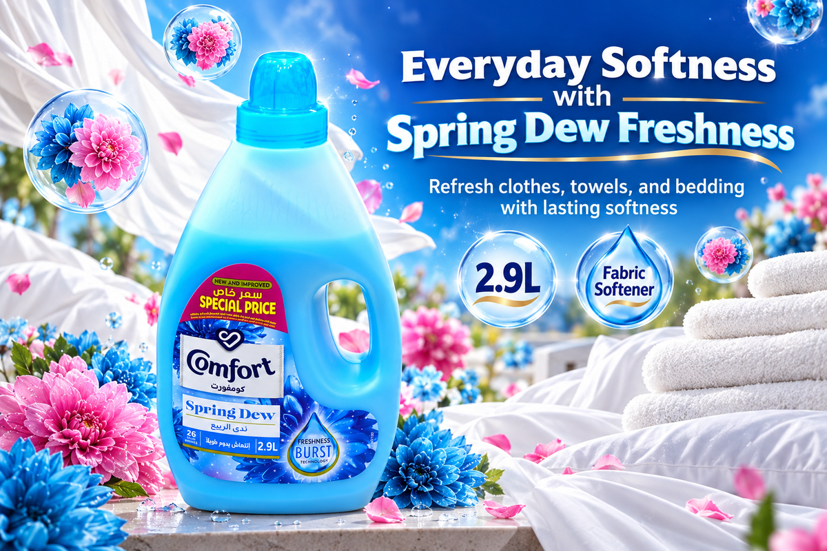 Comfort Spring Dew Blue Fabric Conditioner – 2.9L