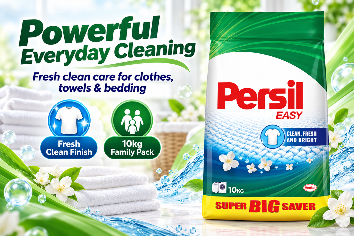 Persil Easy Powder Green Laundry Detergent – 10kg