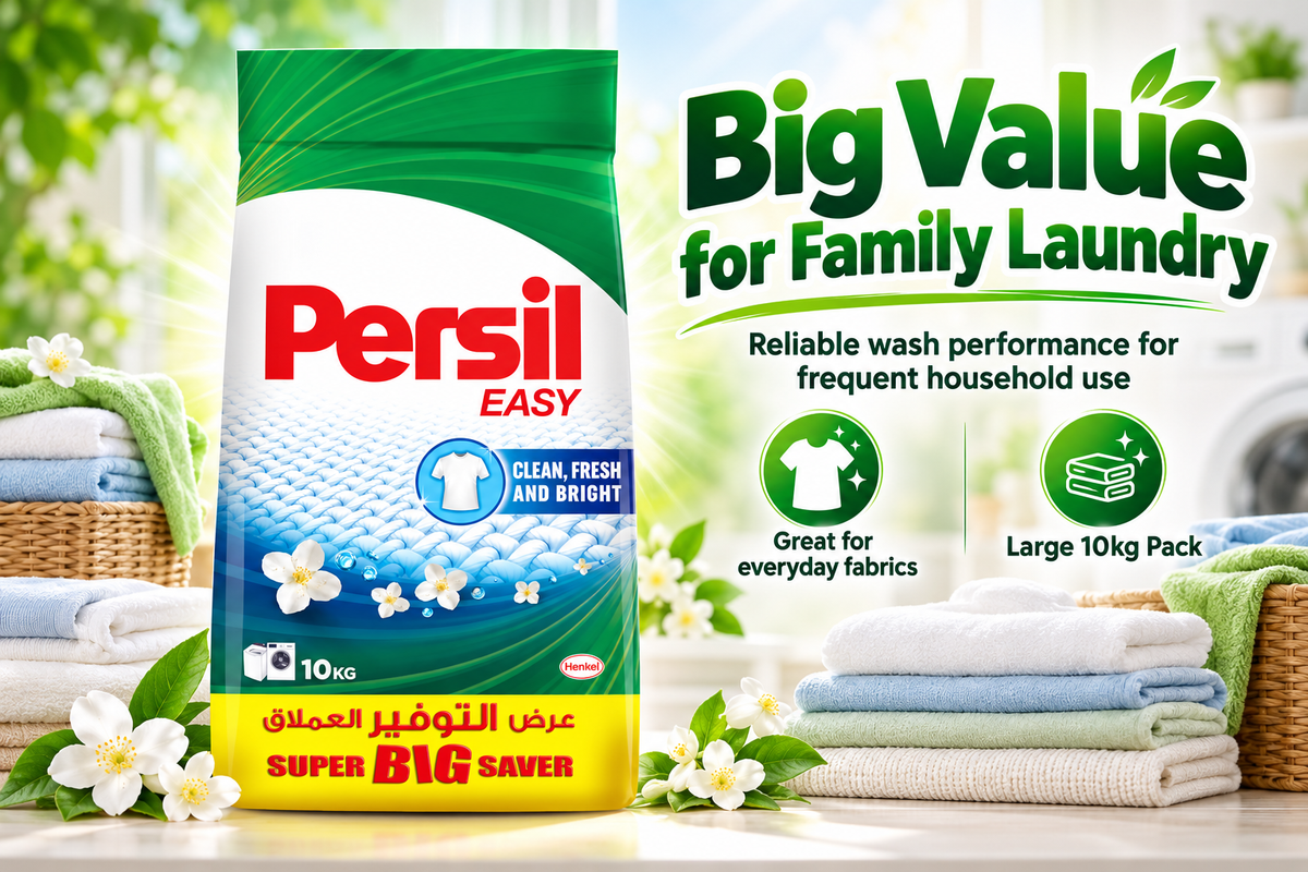 Persil Easy Powder Green Laundry Detergent – 10kg