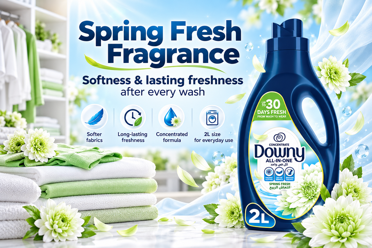 Downy Concentrate Spring Fresh Fabric Softener 2L