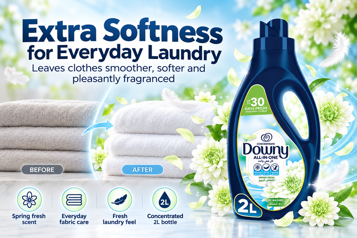 Downy Concentrate Spring Fresh Fabric Softener 2L