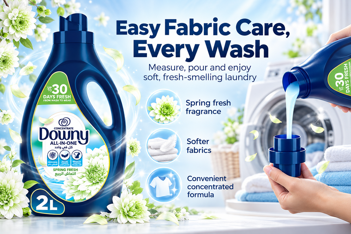 Downy Concentrate Spring Fresh Fabric Softener 2L