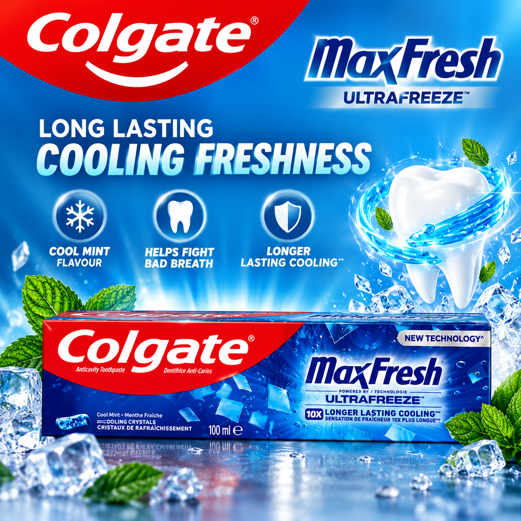 Colgate Max Fresh Cool Mint Toothpaste – 100ml