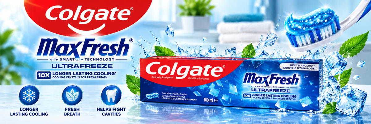 Colgate Max Fresh Cool Mint Toothpaste – 100ml