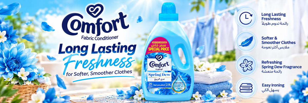 Comfort Spring Dew Blue Fabric Conditioner – 2.9L