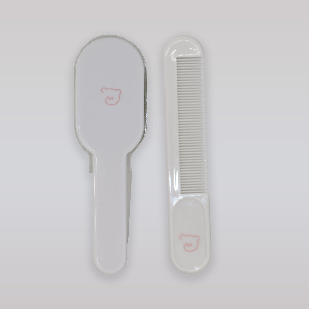 Pasito a Pasito Soft Pink Baby Brush and Comb Set