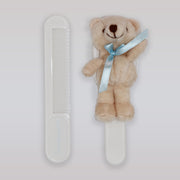 Pasito a Pasito Soft Baby Brush and Comb Blue Bear Set