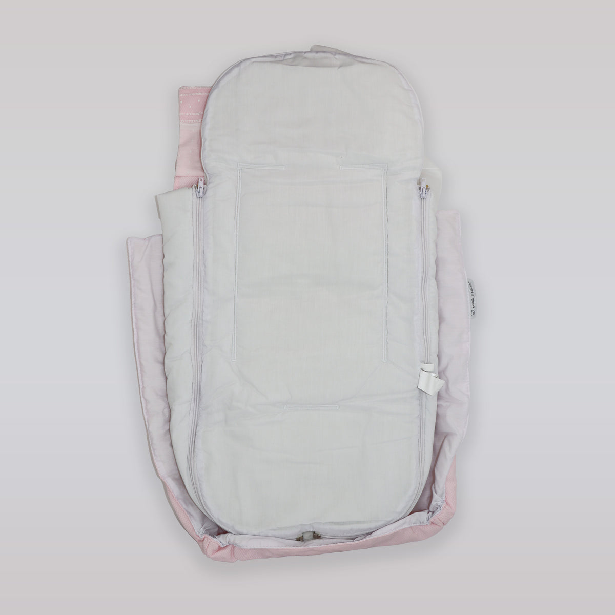 Pasito a Pasito Universal Pram Sleeping Set in Pique Pink