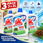 DAC Pine Disinfectant Floor Cleaner 3L – Pack of 3