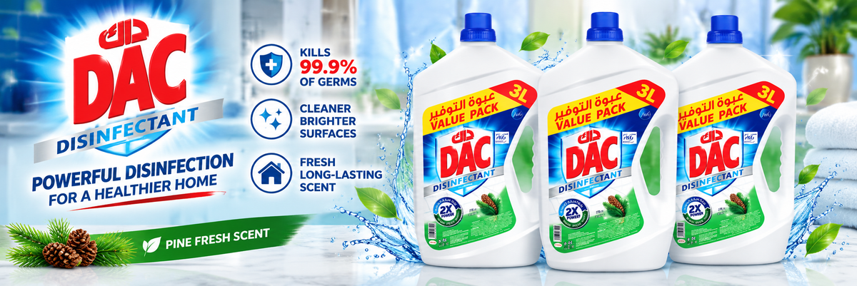 DAC Pine Disinfectant Floor Cleaner 3L – Pack of 3