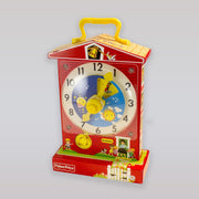 Fisher Price Classic Retro Music Box Teaching Clock Educational Toy