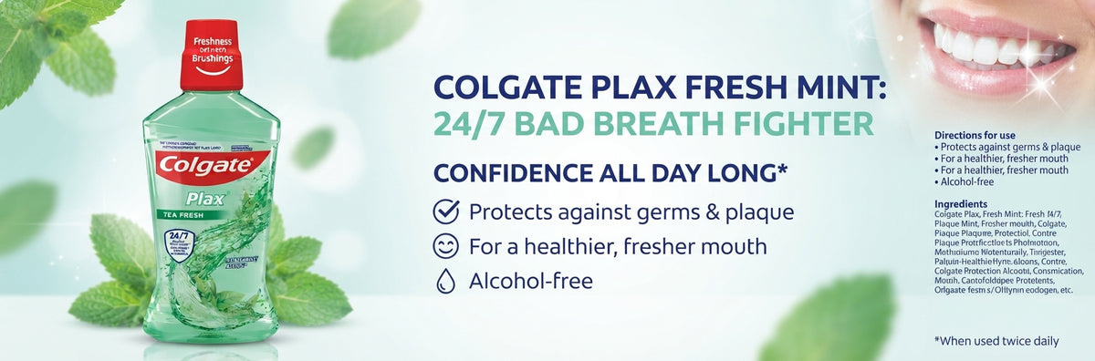 Colgate Plax Fresh Tea Mouth Wash 500 ml