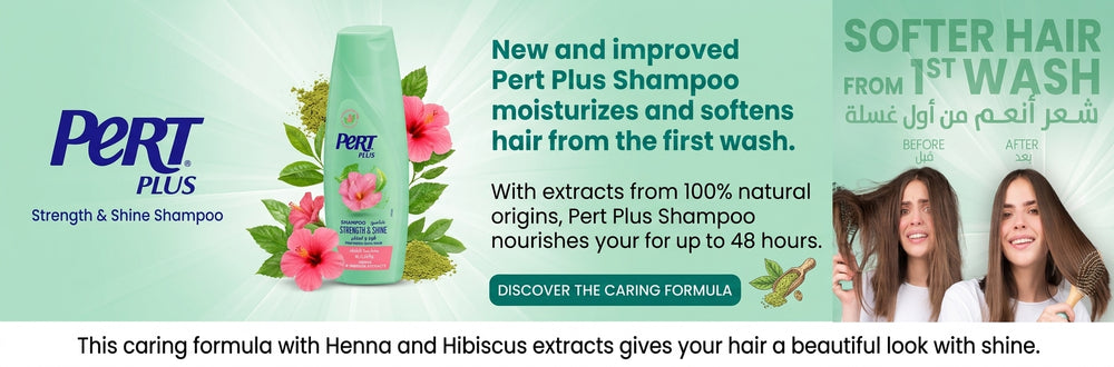Pert Plus Strength & Shine Shampoo with Henna & Hibiscus Extract 400 ml