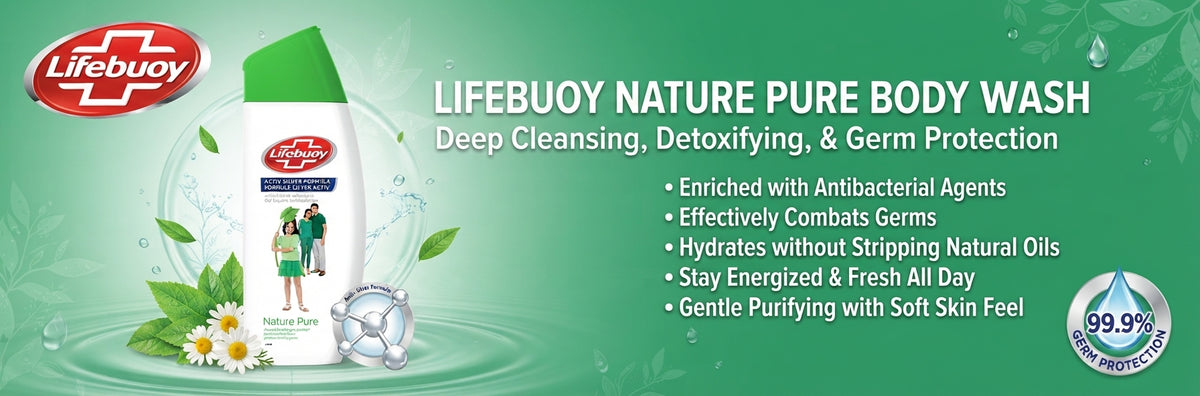 LIFEBUOY BODY WASH NATURE PURE 300 ML