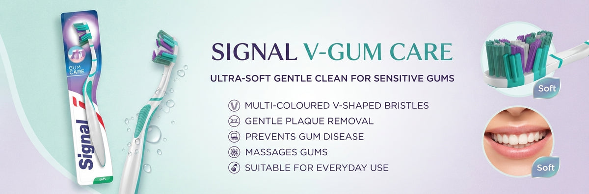 Signal V-Gum Care Medium Toothbrush Multicolour