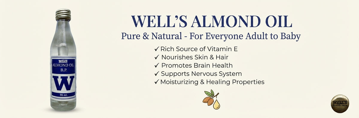 Wells Almond Oil 70 ML