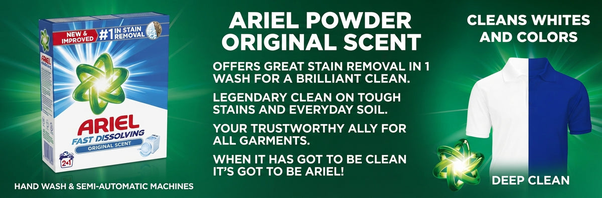Ariel Powder Laundry Detergent Original Scent 260 g