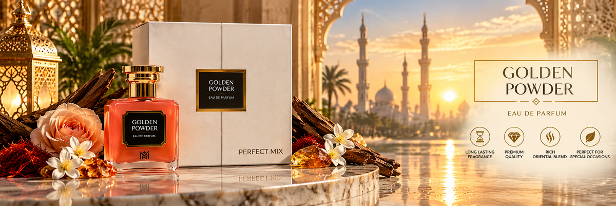GOLDEN POWDER Perfume – Long Lasting Luxury Fragrance | Perfect Mix