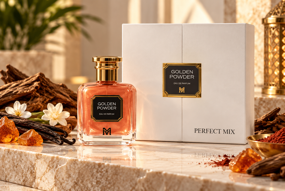 GOLDEN POWDER Perfume – Long Lasting Luxury Fragrance | Perfect Mix