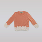 Huckle Bones Luxury Cream Cashmere Jumper for Toddler Girls