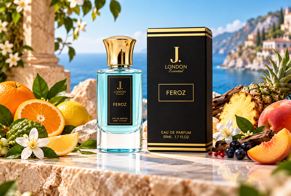 Jan London Feroz Unisex Eau De Parfum Fruity Mediterranean Fragrance