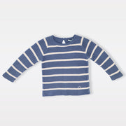 Nanos Baby Soft Knit Jersey Sweater with Rabbit Graphic