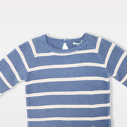 Nanos Baby Soft Knit Jersey Sweater with Rabbit Graphic