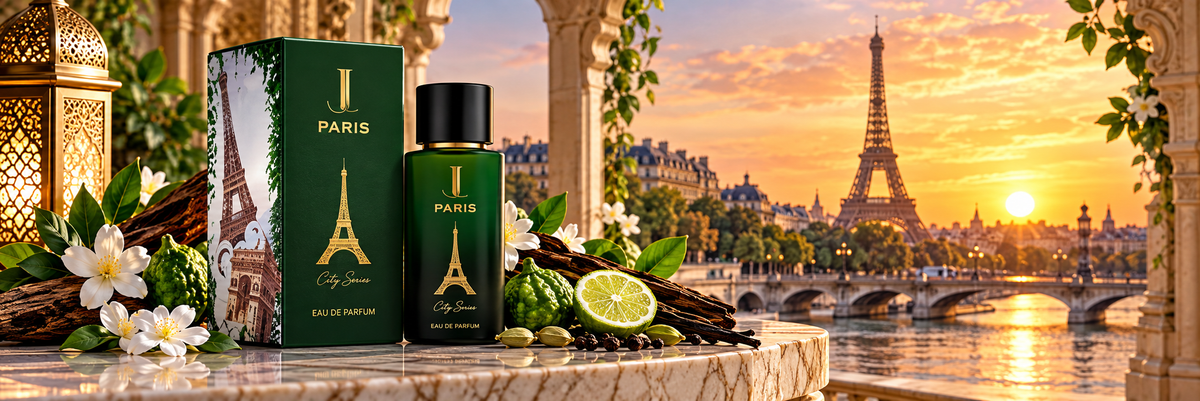 Paris Eau de Parfum City Series Romantic Rose and Vanilla Fragrance