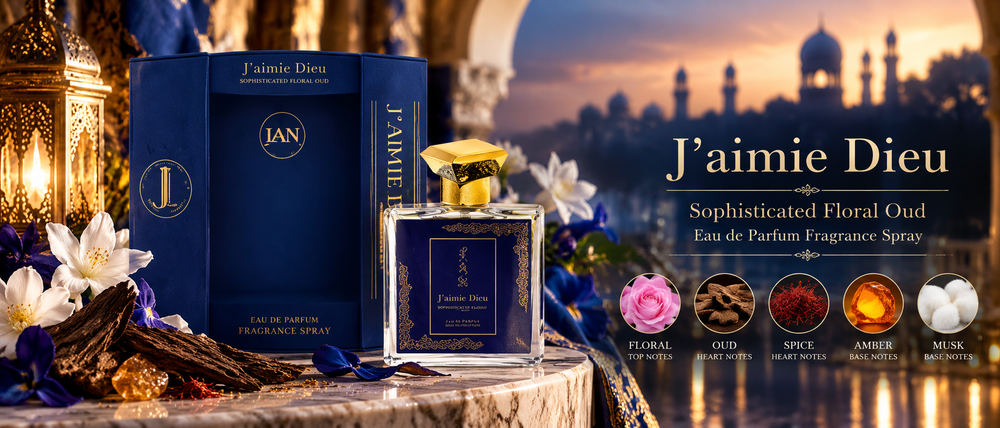 J'aimie Dieu Sophisticated Floral Oud Eau de Parfum Fragrance Spray