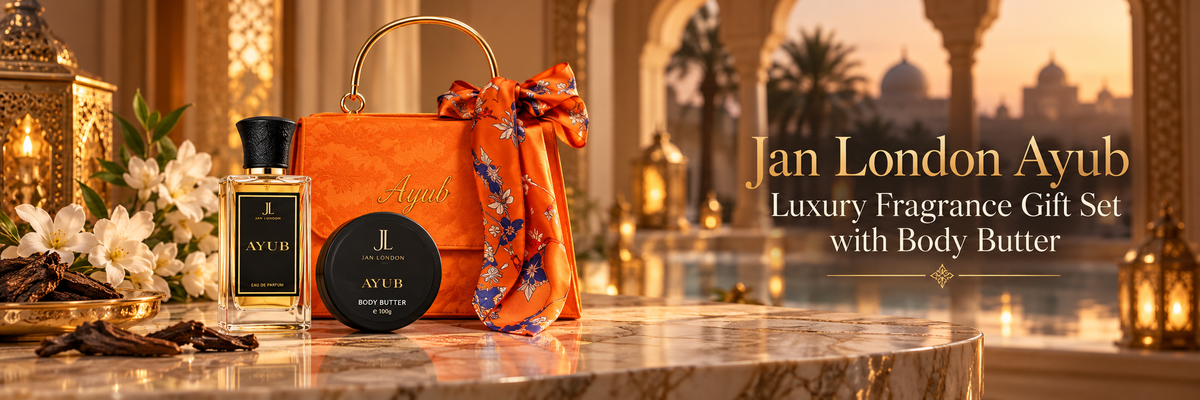 Jan London Ayub Luxury Fragrance Gift Set with Body Butter