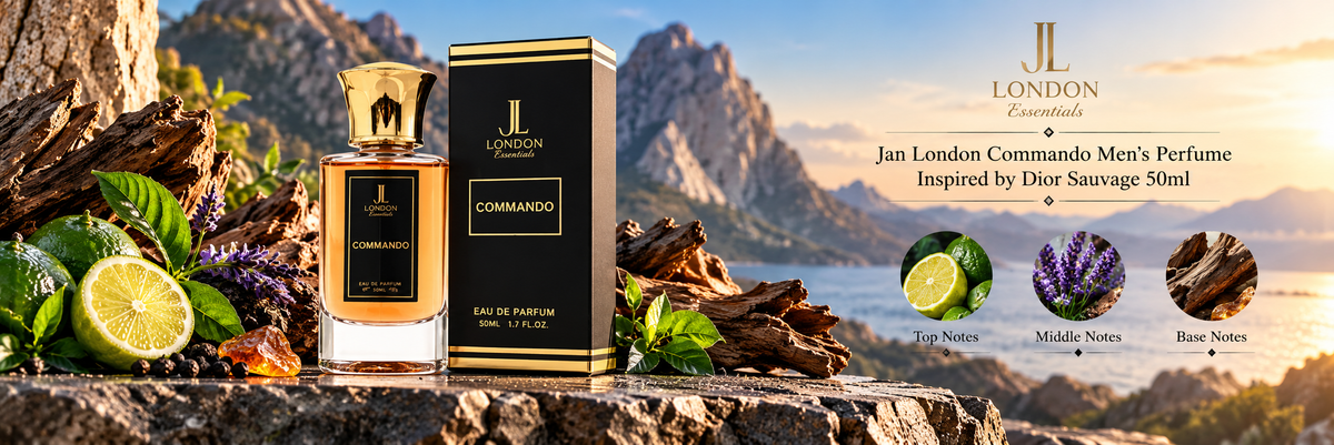 Jan London Commando Men's Perfume Inspired by Dior Sauvage 50ml