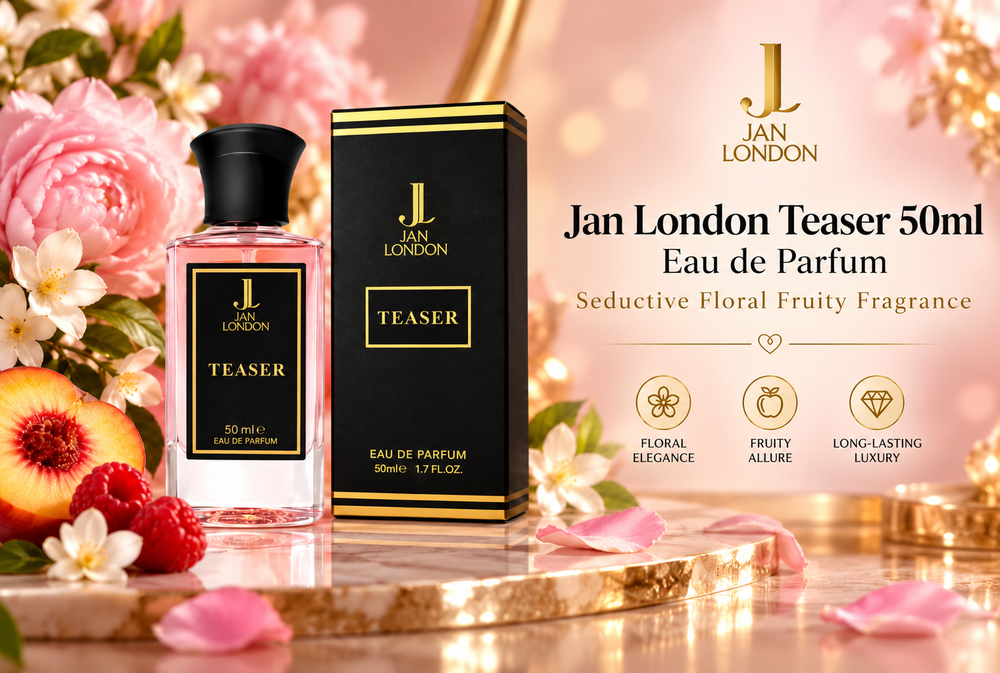 Jan London Teaser 50ml Eau de Parfum Seductive Floral Fruity Fragrance