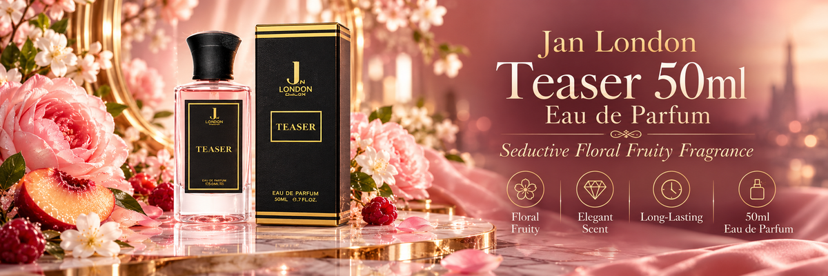 Jan London Teaser 50ml Eau de Parfum Seductive Floral Fruity Fragrance