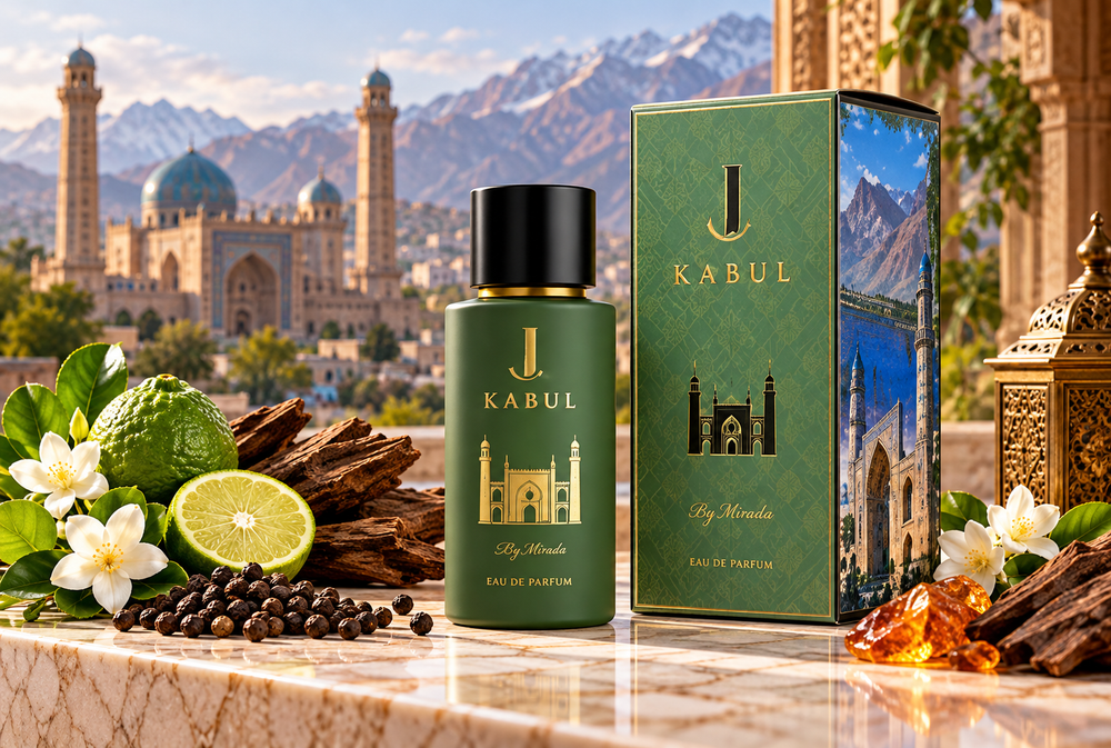 Kabul City Series Eau de Parfum Sophisticated Rose and Sandalwood Fragrance