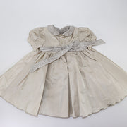 Elegant La Stupenderia Hand Smocked Embroidered Cotton Baby Party Dress