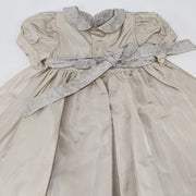 Elegant La Stupenderia Hand Smocked Embroidered Cotton Baby Party Dress