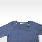 Les Enfantines Navy Blue Torpulovr Knit Sweater for Kids