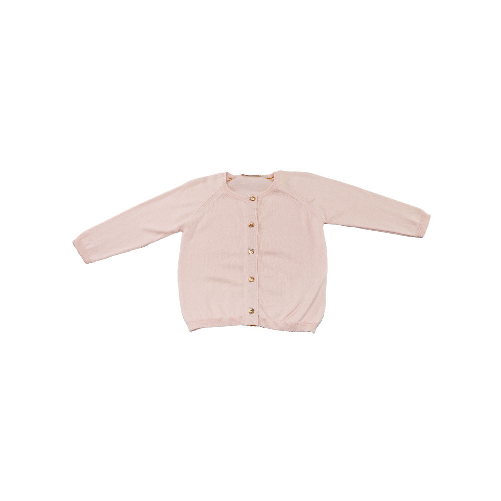 Les Enfantines Coc Cardigan Saffron Soft Knit Kids Sweater