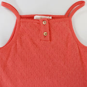 Les Enfantines Girls Pink Coral Sleeveless Tank Top Shirt