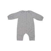 Les Enfantines Corneiller Baby Flannel Romper with Collar Detail