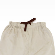 Les Enfantines Beige Toucan Print Cotton Baby Shorts for Boys