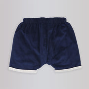 Les Enfantines Navy Toucan Print Cotton Shorts for Baby Boys